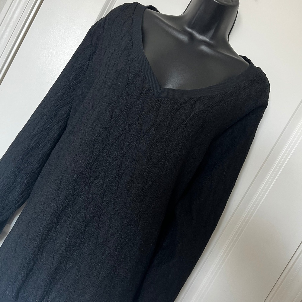 Womens BloomChic Black V-Neck Top Size 18-20